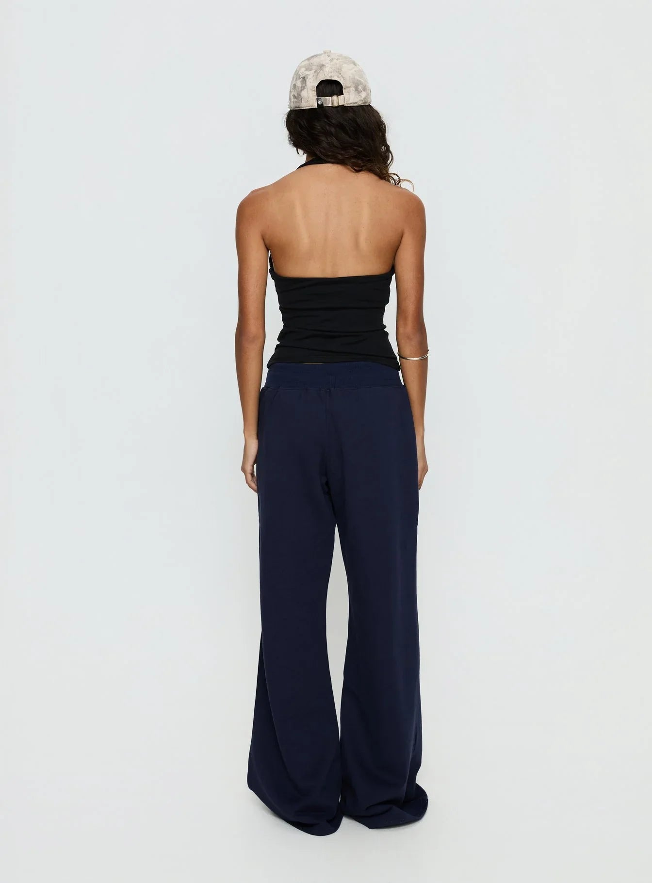 Summits Flared Track Pants Navy