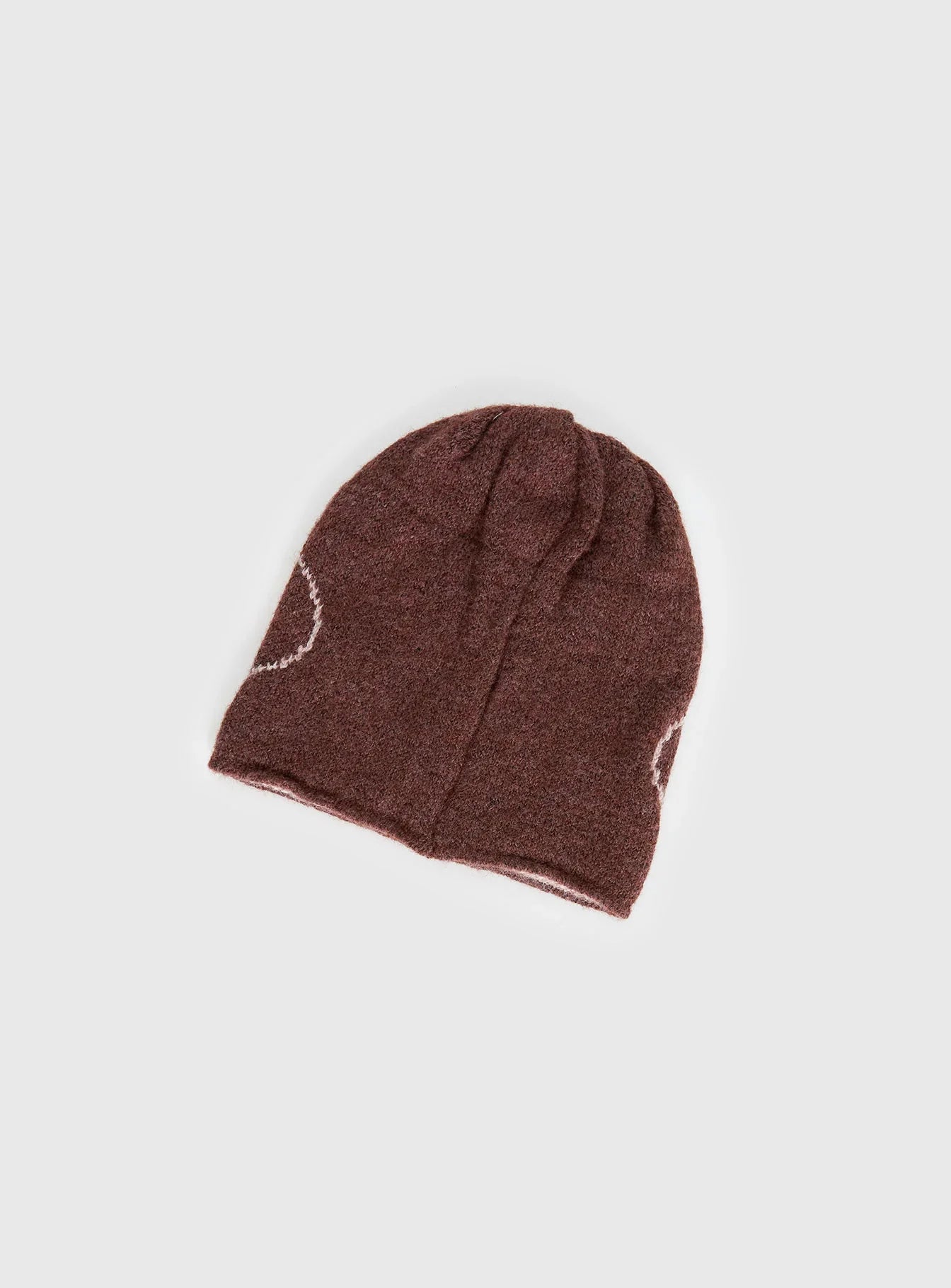 Rhiara Beanie Brown Pink