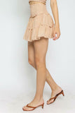 Take Me With You Khaki and Pink Print Two Piece Dress
