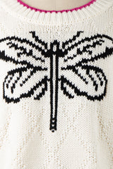 Dragonfly Oversized Knit Sweater