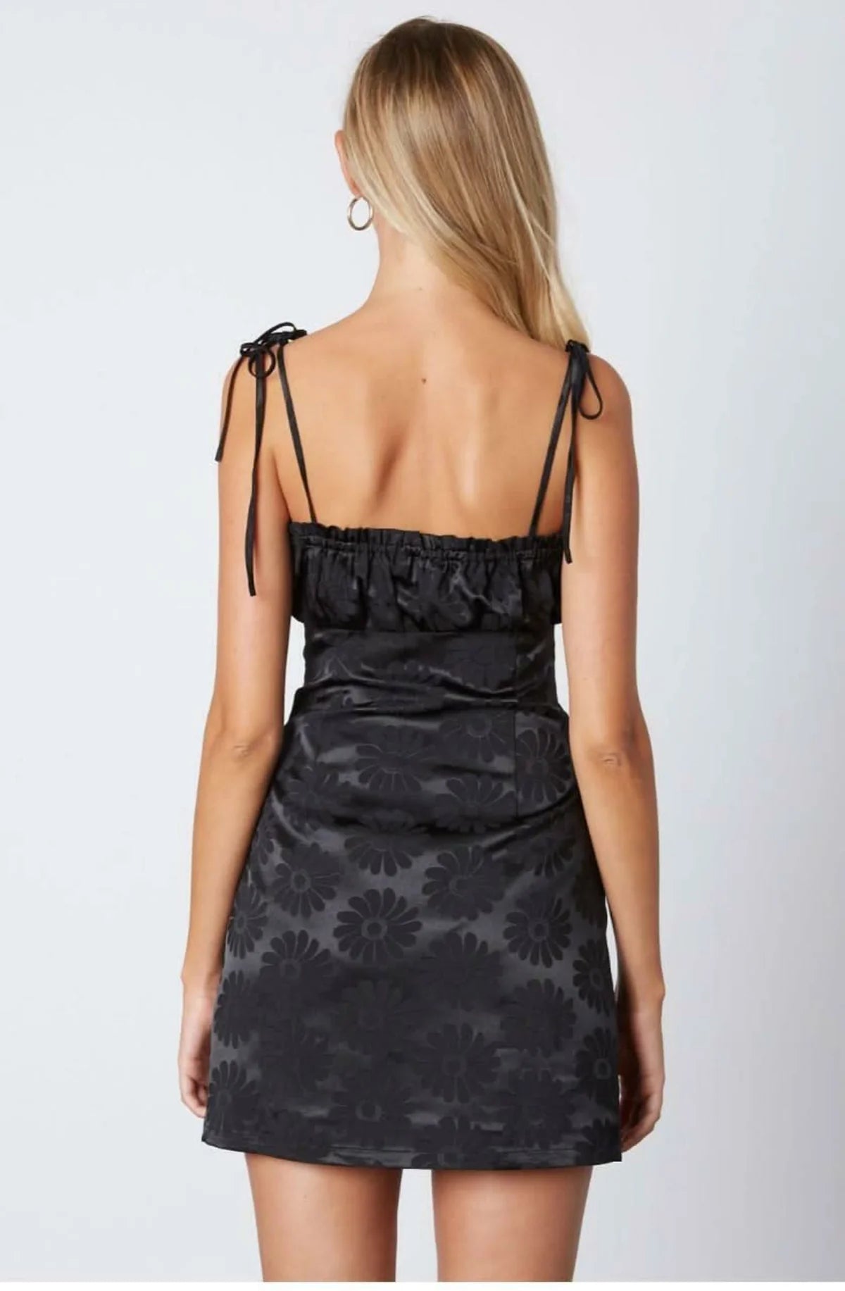 Newest Obsession Black Floral Print Mini Dress