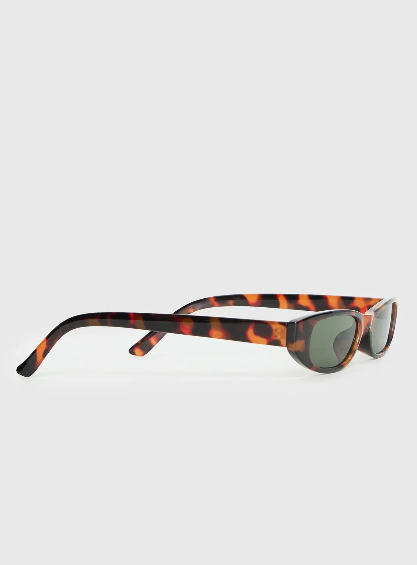 Bowery Slim Sunglasses Tort Green