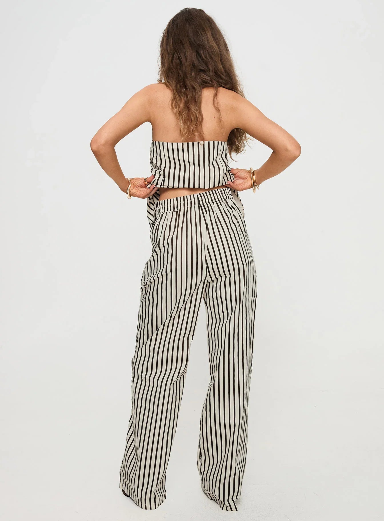 Cassiopeia Set Beige Stripe