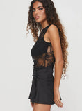 Feelix Sleeveless Lace Bodysuit Black