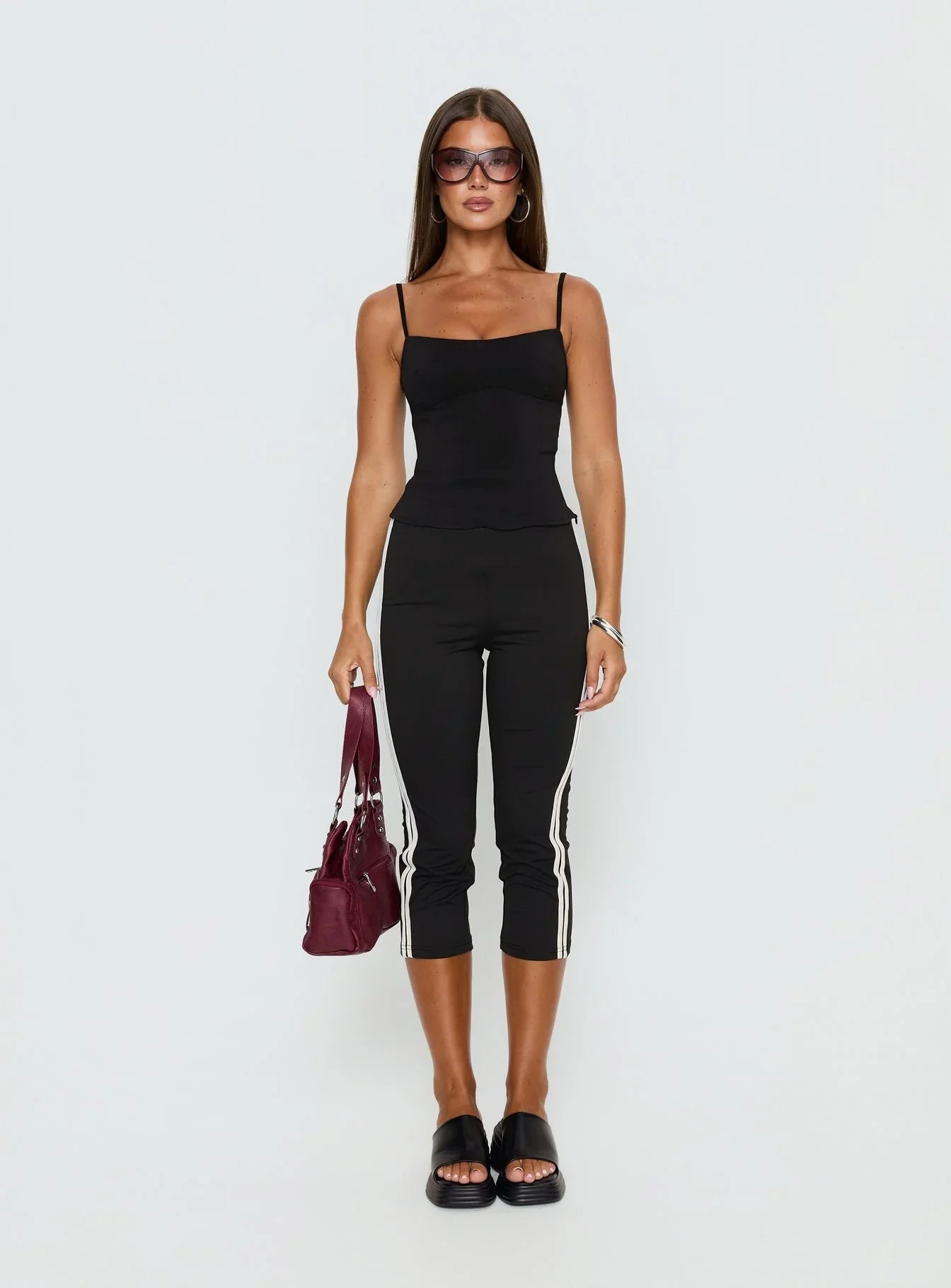 Jobey Capri Pants Black