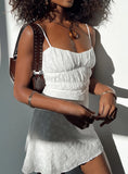 Lucius Mini Dress White