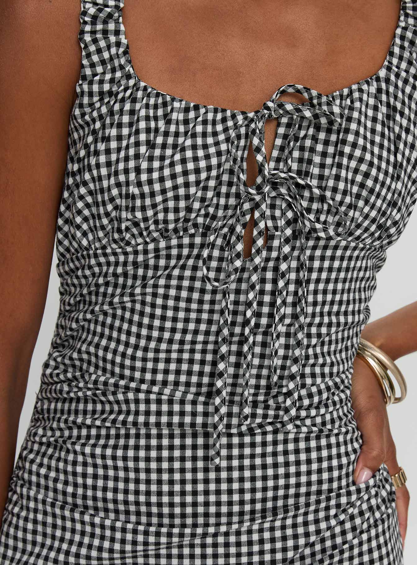 Roundtrip Maxi Dress Black White