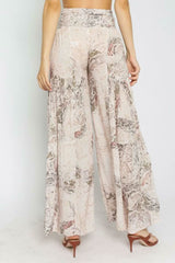 By The Shore Taupe Snake Two Piece Jumpsuit