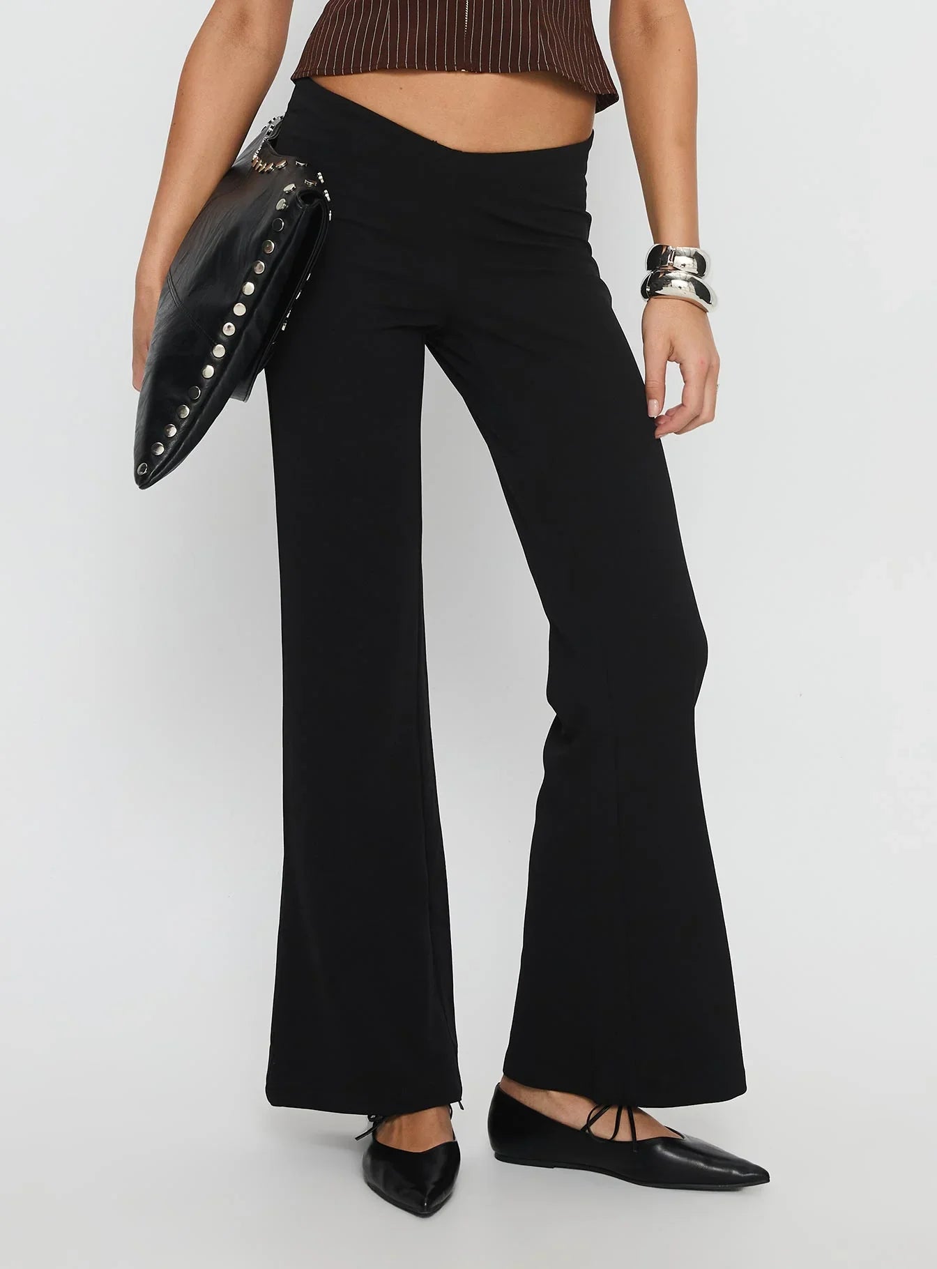 Showstopper V Front Pant Black
